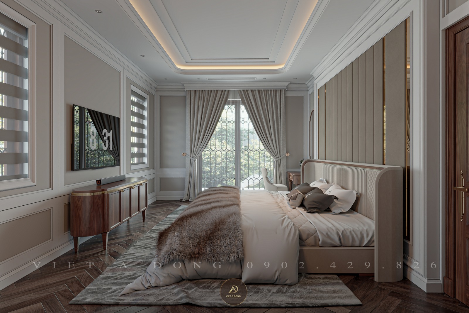 lợi ích gỗ óc cho trong phòng ngủ