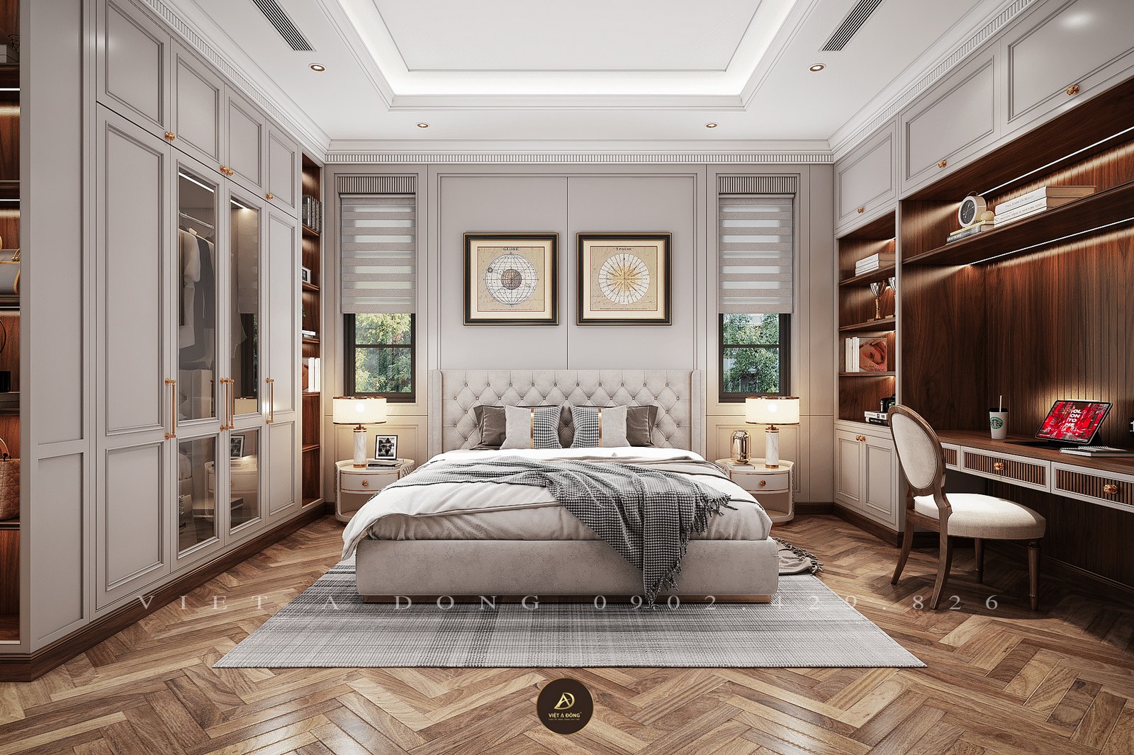 cách đặt giường hợp phong thủy