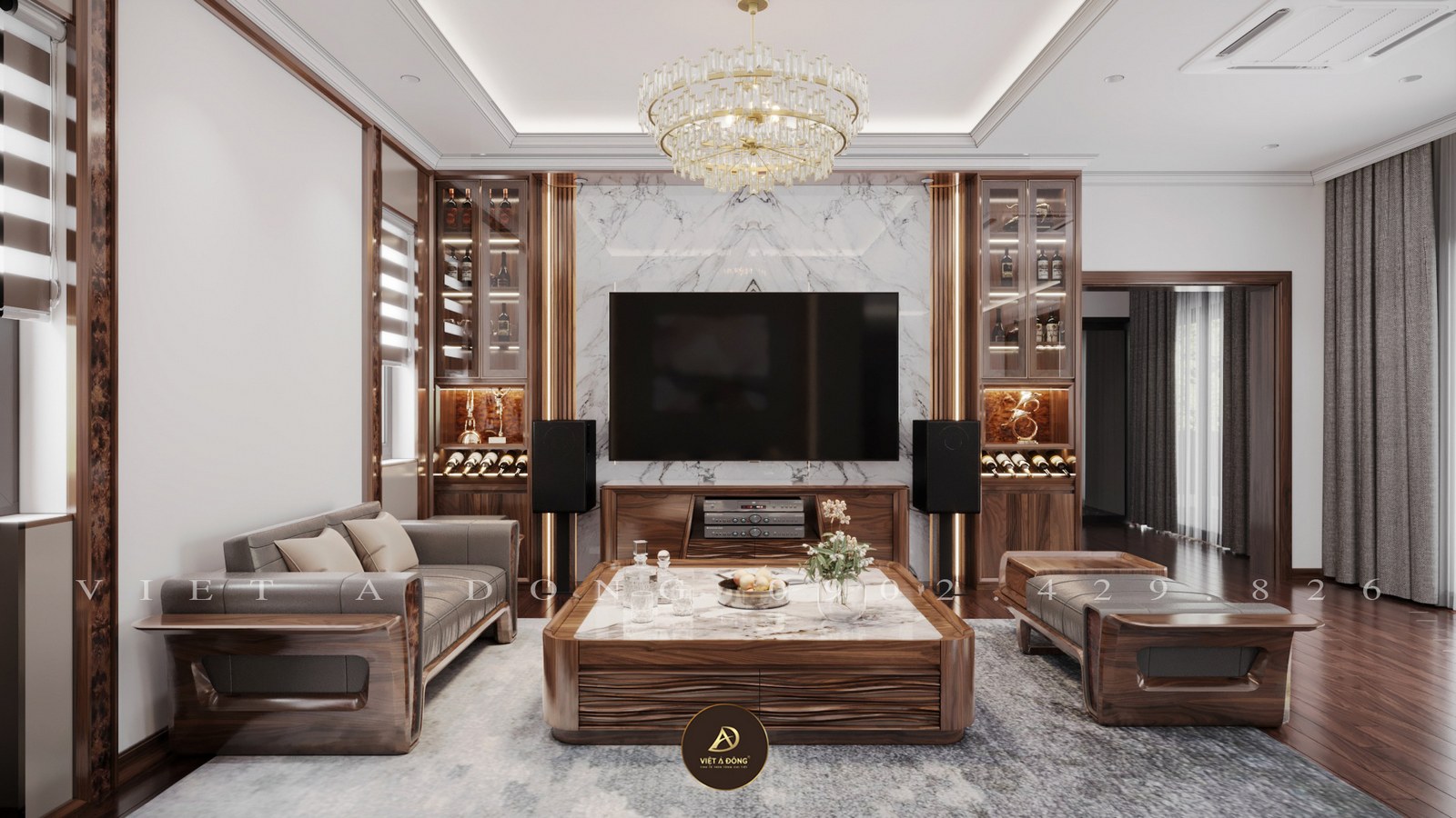 đặt tủ rượu theo phong thủy