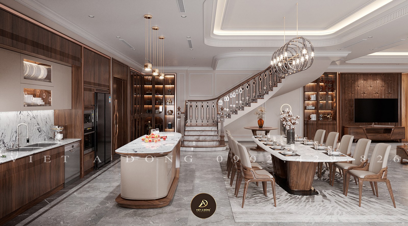 bàn ăn gỗ óc chó