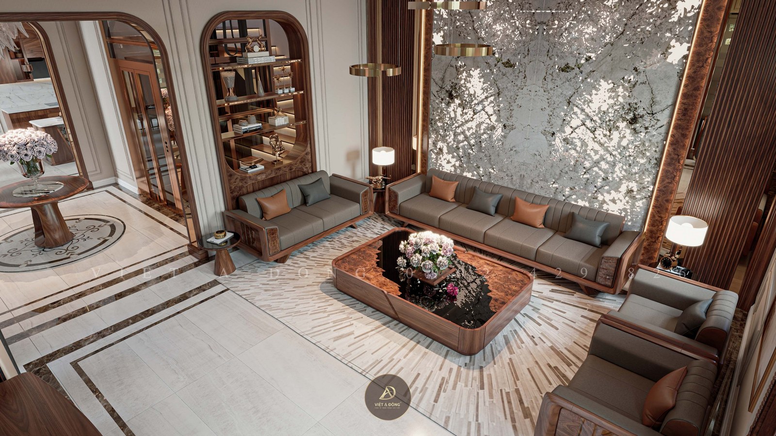 nên chọn bàn trà gỗ óc chó hay gỗ sồi