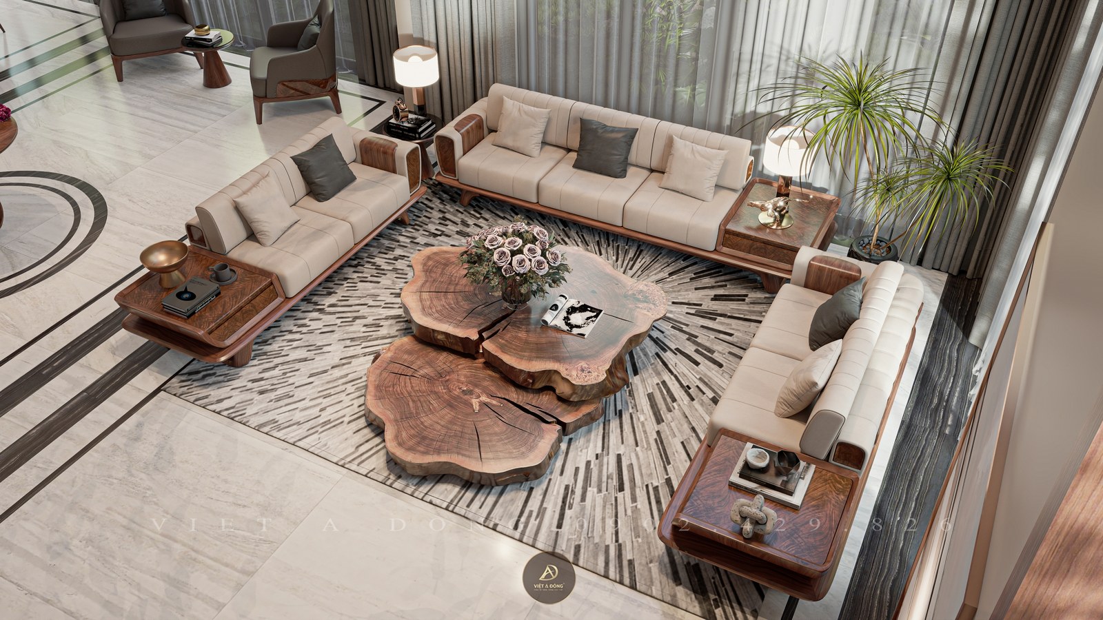 phòng khách hiện đại