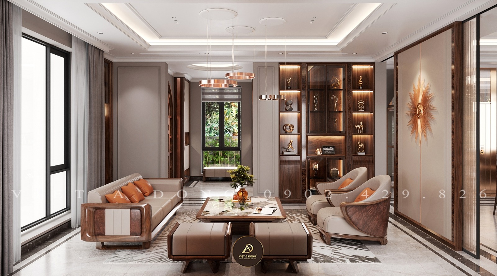 chi phí đầu tư sofa gỗ óc chó