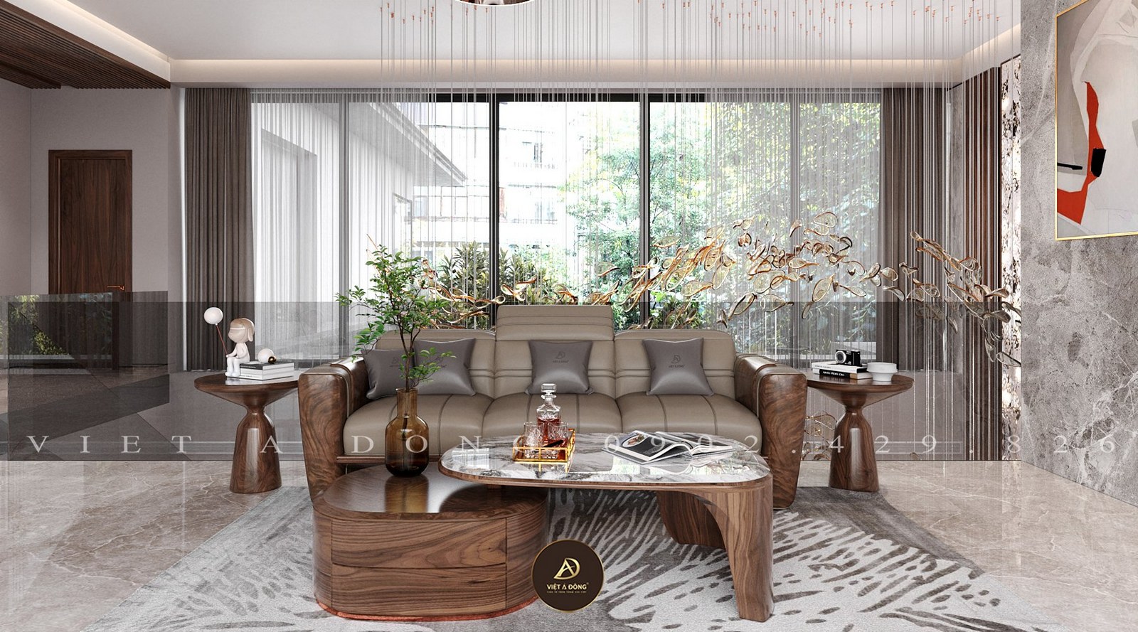 điểm nhấn tinh tế cho không gian