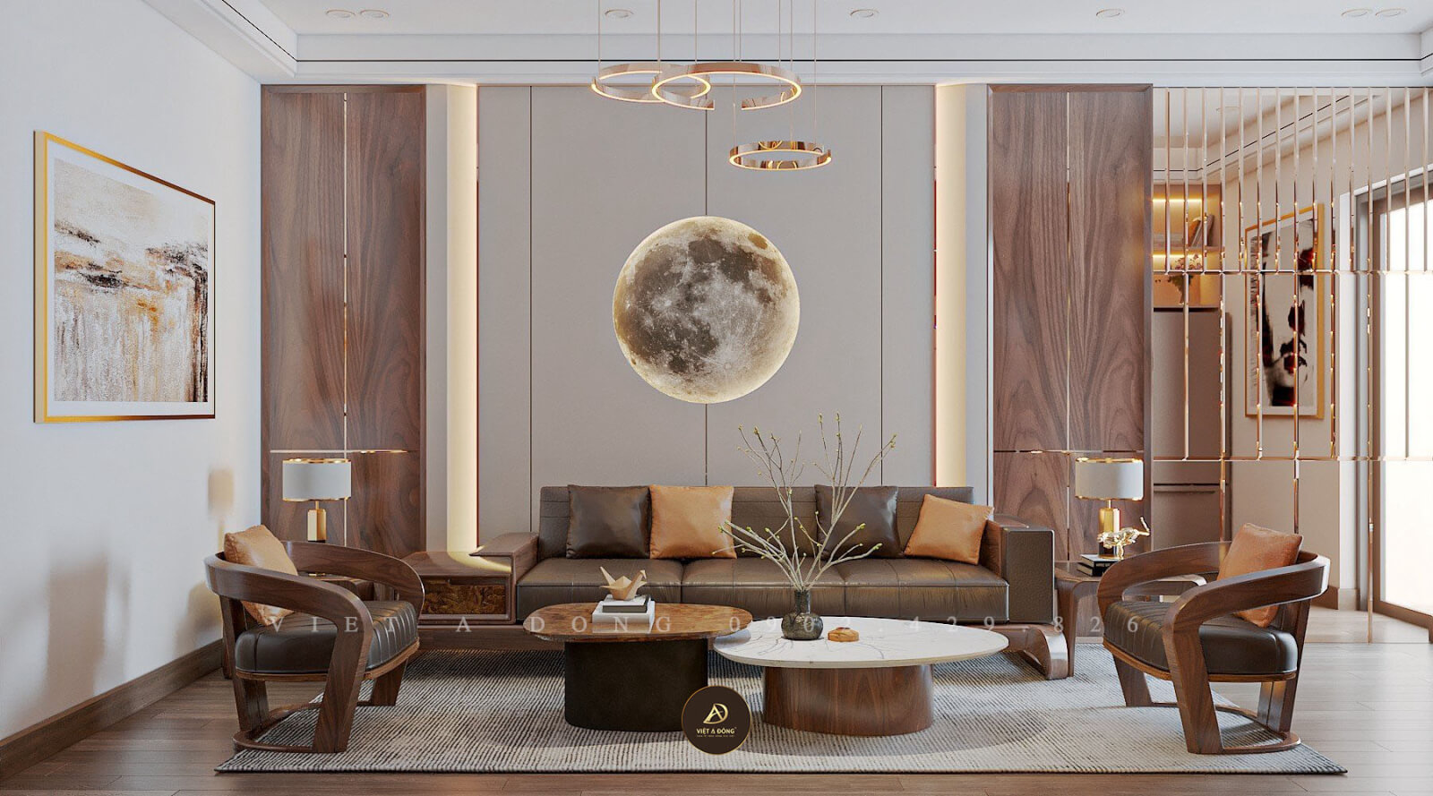 phòng khách chung cư