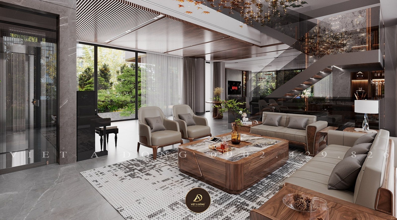 bố trí không gian nhà phố hợp lý