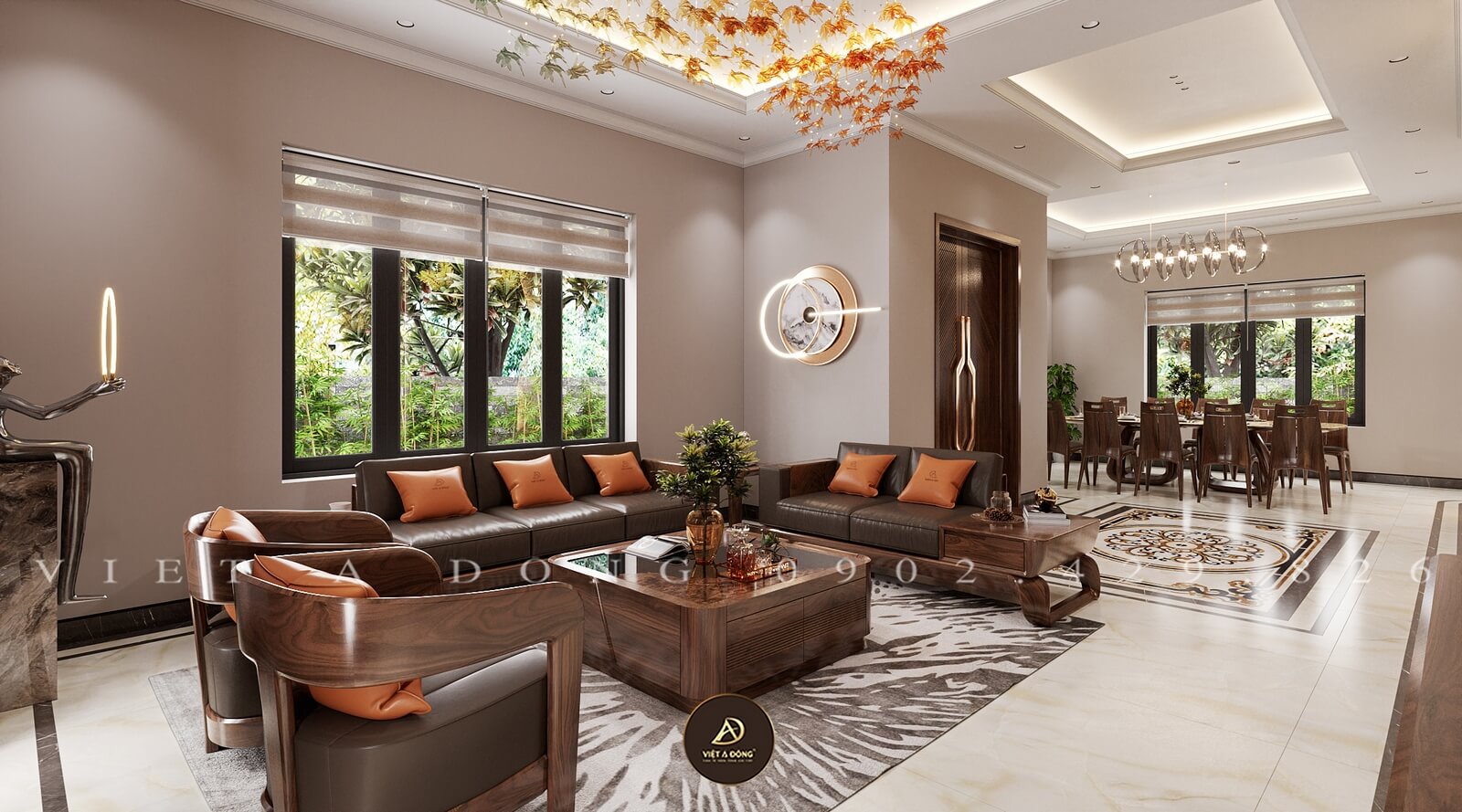 gỗ óc chó có tính thẩm mỹ cao