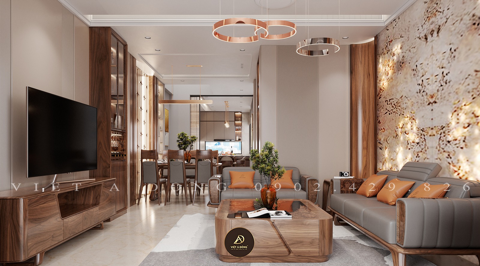 nội thất gỗ óc chó luôn được ưa chuộng