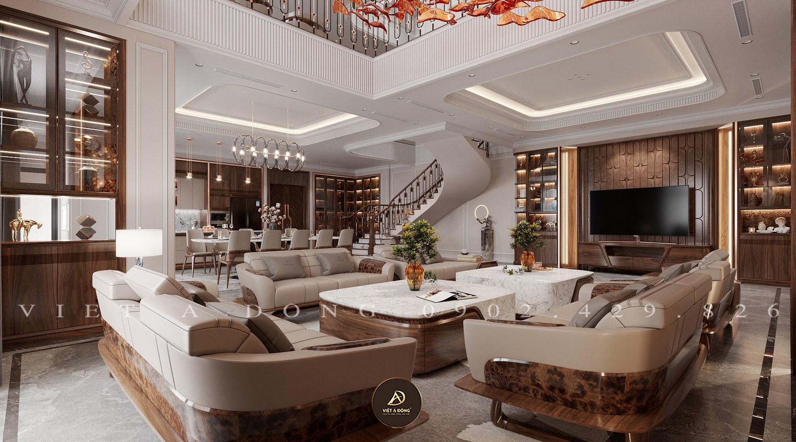 phòng khách hiện đại